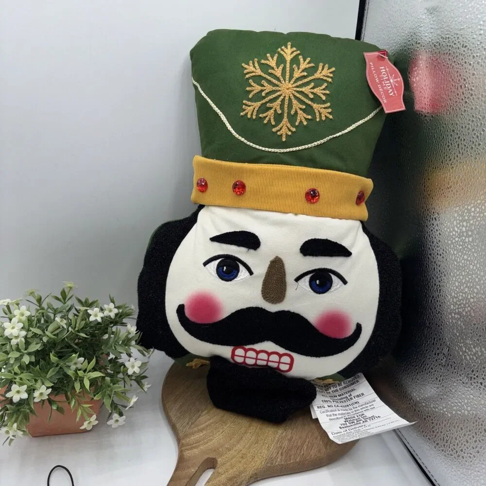 NWT Christmas Nutcracker Face 14